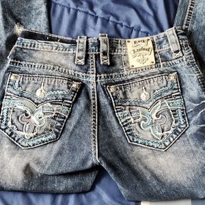 Mens Rock Revival jeans